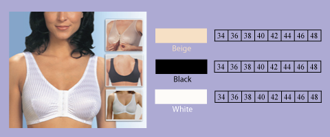 Comfort Bra in Nylon/Spandex material, set of two