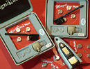 MagniEar Plus set of 2 complete units with 16x LR-41 battery and 1x hearing aid battery tester