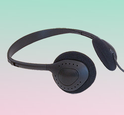 Bionic Ear 2Plus 3.5mm Stereo Audio Headphone, set of one unit